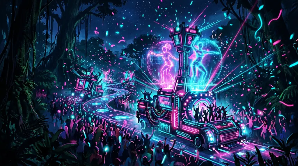 Neon Sambadrome Runway