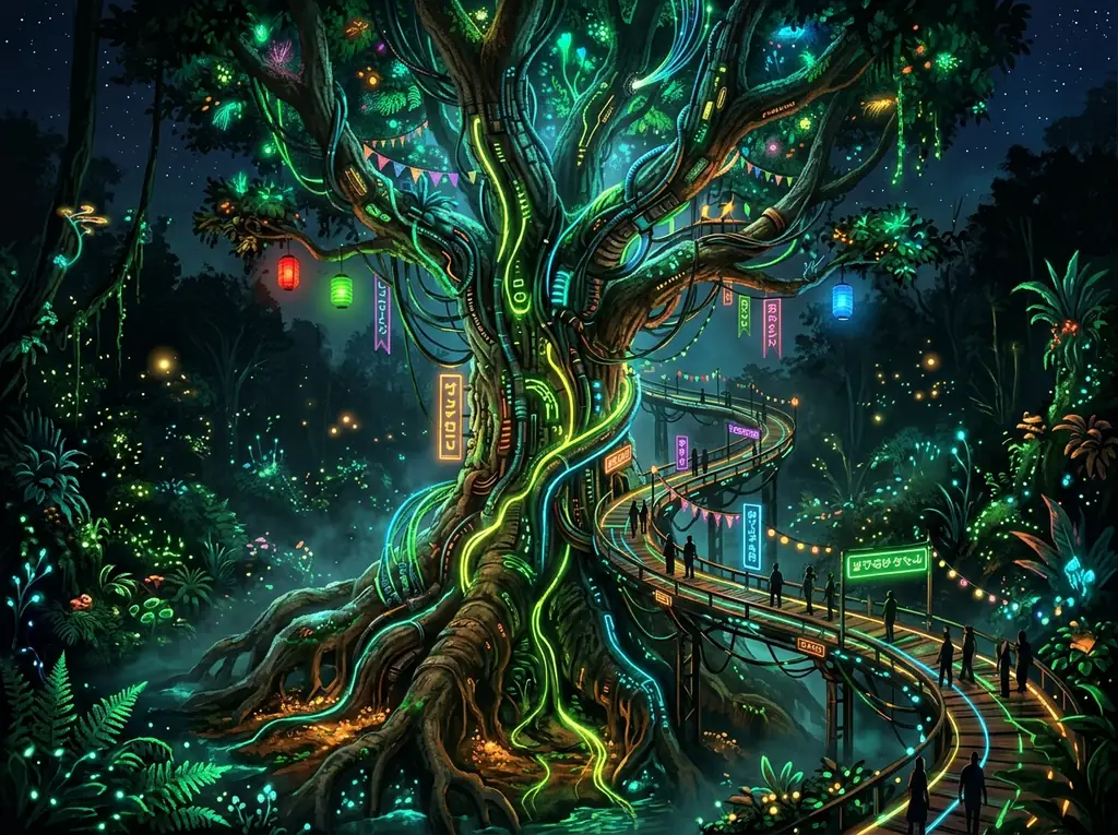 Cybernetic Amazon Landscape